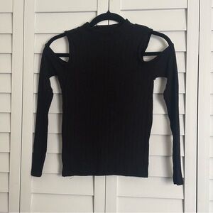 AMERICAN EAGLE ribbed cold shoulder